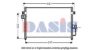 AKS DASIS 512026N Condenser, air conditioning